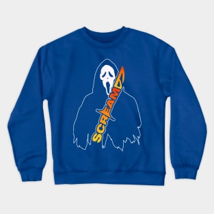 scream VI  (Scream 6)  scary horror movie graphic design by ironpalette Crewneck Sweatshirt